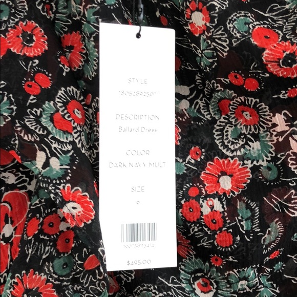 NEW • Veronica Beard • Ballard Floral Mini Dress - Picture 7 of 7